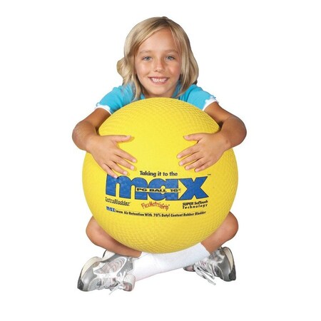 Sportime BALL RUBBER MEGAMAX 16IN YELLOW 031489